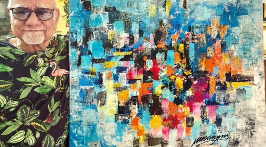 Veteran artist Anjini Prakash Laitu