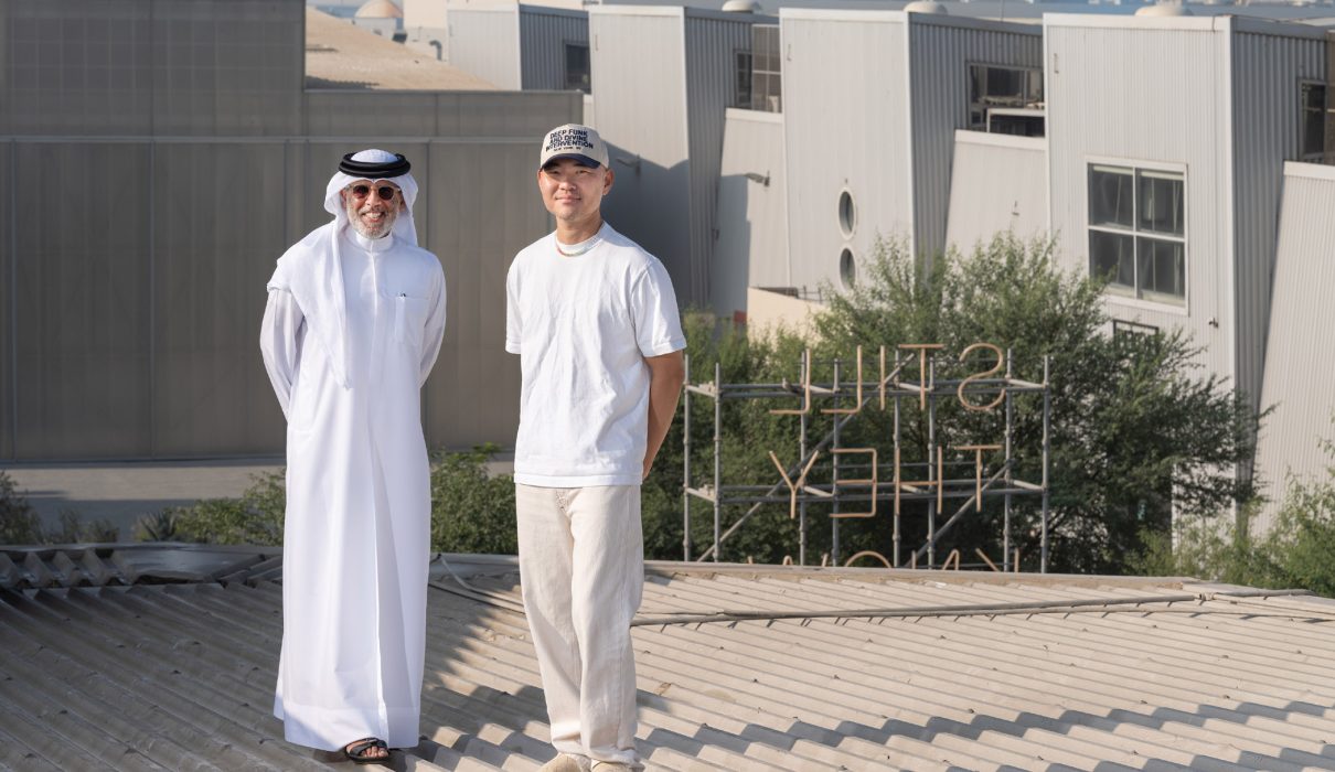 Founder of Alserkal, Abdelmonem Bin Eisa Alserkal with Design Miami Chairman Jesse Lee