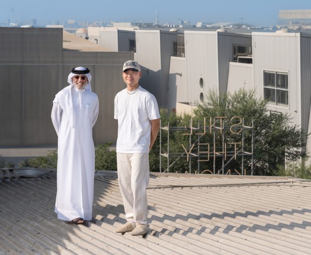 Founder of Alserkal, Abdelmonem Bin Eisa Alserkal with Design Miami Chairman Jesse Lee