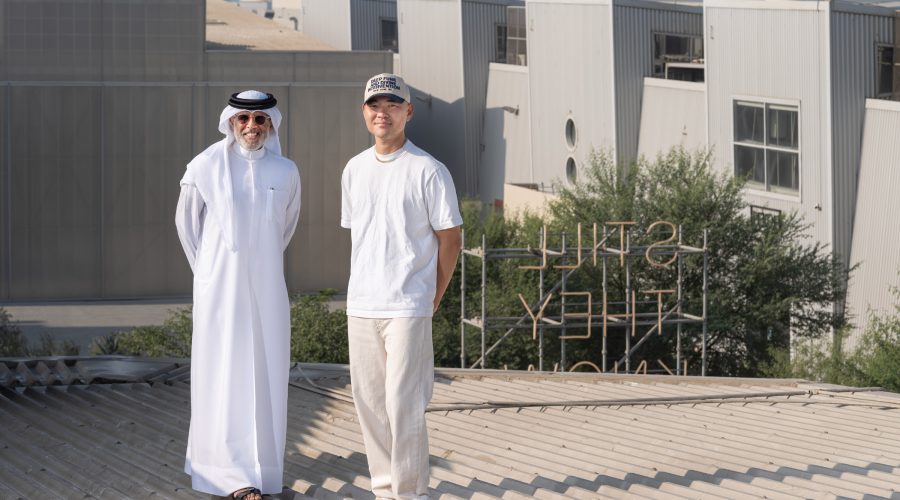 Founder of Alserkal, Abdelmonem Bin Eisa Alserkal with Design Miami Chairman Jesse Lee